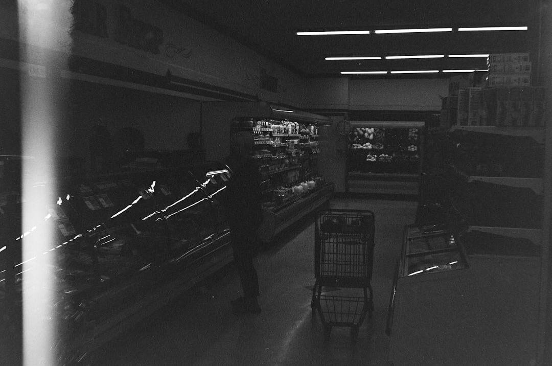 security camera footage supermarket